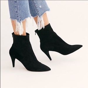 Free People Willa Leather Ankle Boots;  NEW